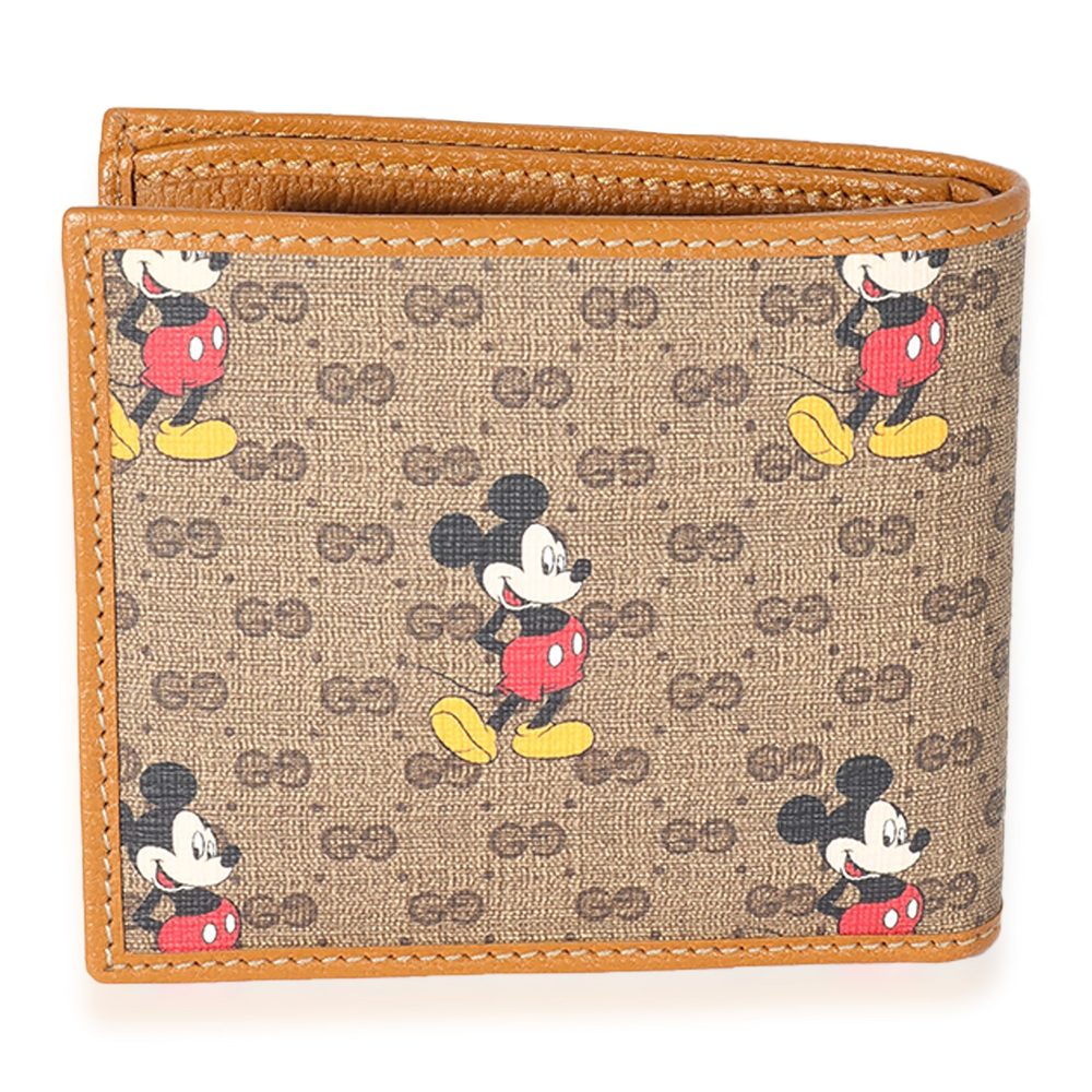 Gucci x Disney Vintage GG Supreme Mickey Mouse Bifold Wallet - Picture 5 of 7